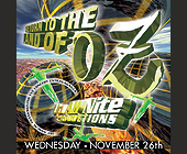 Up All Nite Productions Land of Oz - Salvation Nightclub Graphic Designs