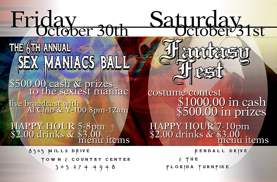 Sex Maniacs Ball and Fantasy Fest