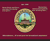 Independence Restaurant and Brewery - tagged with there
