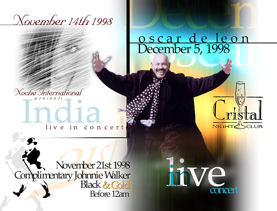 Noche International Presents India Live at Cristal Nightclub