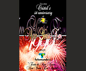 New Years Eve 1999 at Cristal Nightclub - Cristal Nightclub Graphic Designs