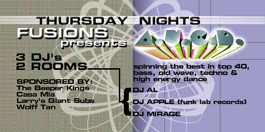 A.U.C.D. Thursday Nights at Fusions