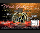 Mad Jacks Music Schedule - bar and lounges Graphic Designs