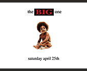 The Big One at Club KGB - 800x1050 graphic design