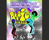Disco Boogie Nights at Emerald City - 875x1000 graphic design