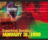 Superbowl Sunday Party at Cafe Iguana - tagged with football helmet