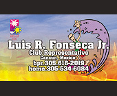 Luis R. Fonseca Jr. Club Representative - Cancun Graphic Designs