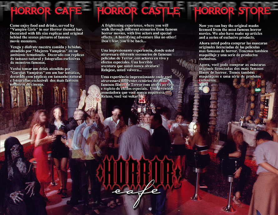 Horror Cafe Brochure