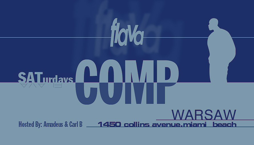 N.F.A. Flava Saturdays Comp Card