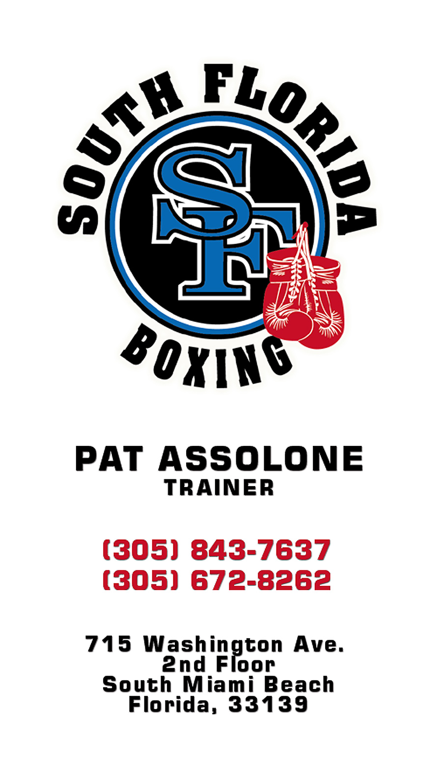 South Florida Boxing Business Cards
