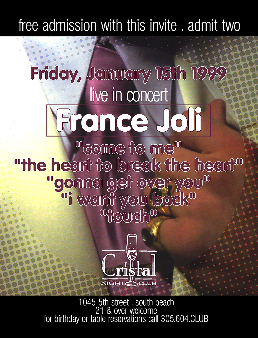 France Joli Live at Cristal