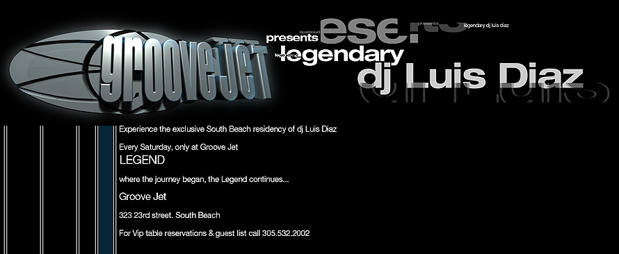 DJ Luis Diaz at Groove Jet
