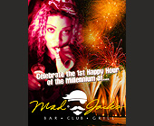 First Happy Hour of the Millennium at Mad Jacks - 1463x1131 graphic design