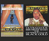 Black Gold Birthday Bash - Black Gold Adult Club Graphic Designs