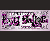Pussy Gallore at Whisky Lounge - 1313x563 graphic design