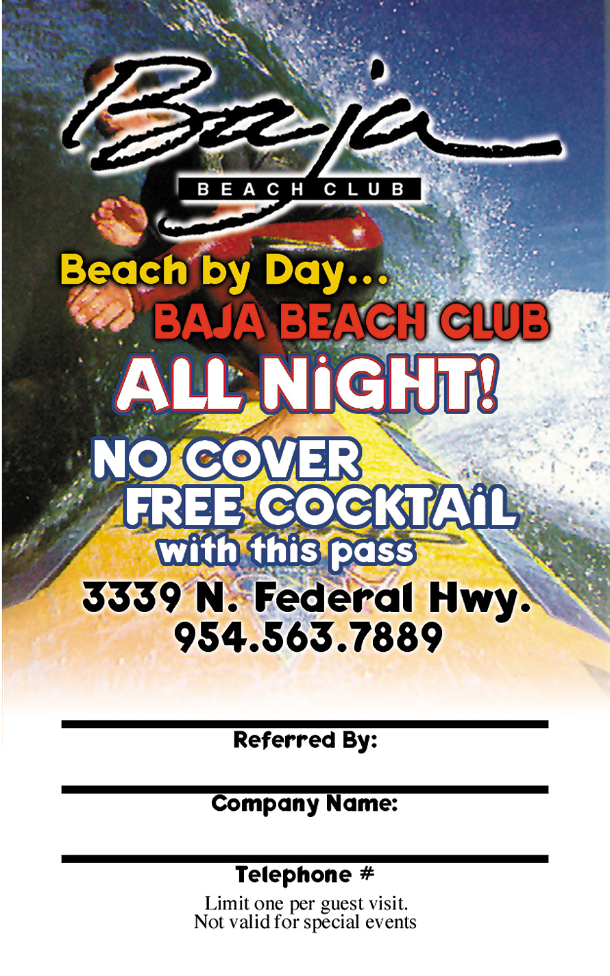 Baja Beach Club VIP Pass