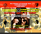 Comedian Earthquake Performing Live at Rascals Comedy Club - Comedy Graphic Designs