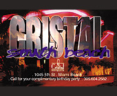Salsa Contest at Club Cristal - Miami Flyers Graphic Designs