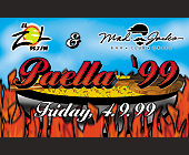 Paella at Mad Jacks Bar Club and Grill - tagged with el zol 95.7 fm logo