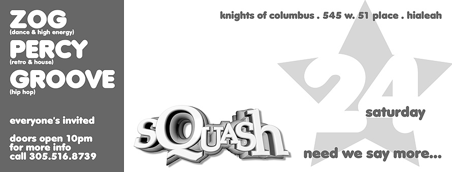 Squash at Nights of Columbus
