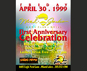 Mad Jacks First Anniversary Celebration - created April 21, 1999