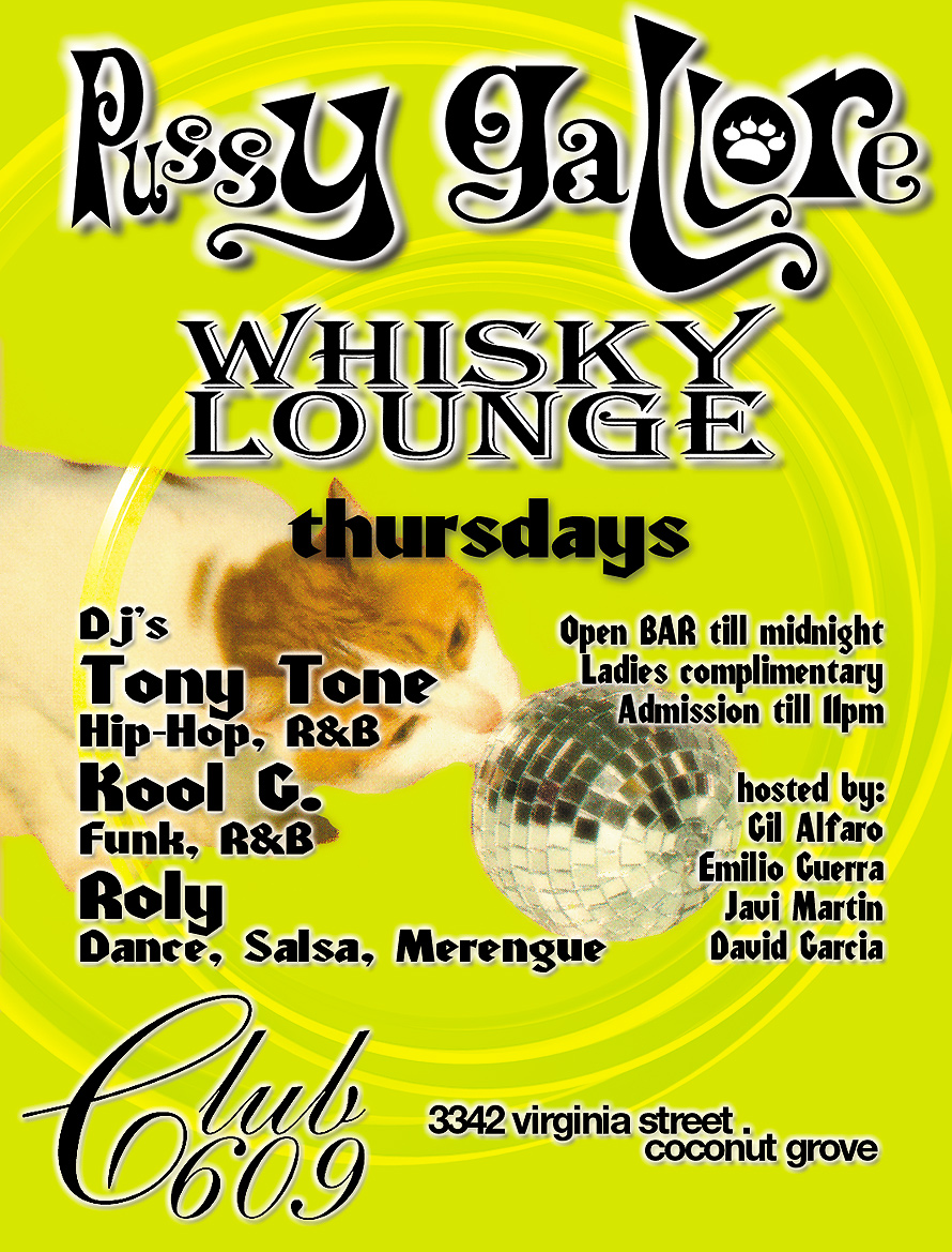 Pussy Gallore Thursdays at Club 609 in Coconut Grove