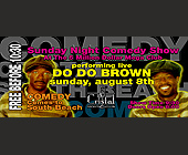 Do Do Brown at Cristal Nightclub - Comedy Graphic Designs