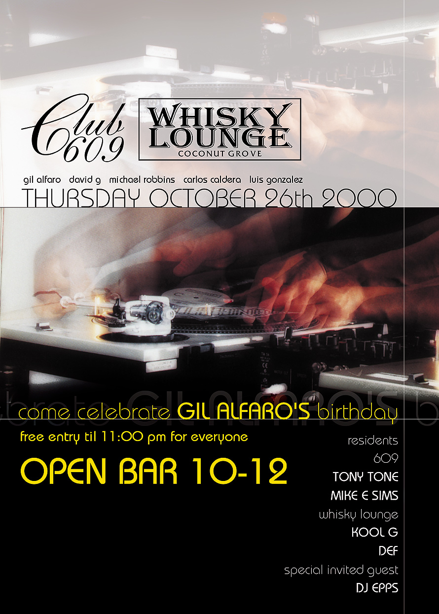 Birthday Open Bar at Club 609