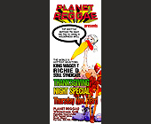 Planet Reggae Thanksgiving Night Special at Wilderness Grill - 2125x875 graphic design