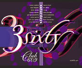 3Sixty Saturdays at Club 609 - Whisky Lounge Graphic Designs