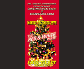 The Red and White Party at Gusto's Grill and Bar - Holiday Flyers Graphic Designs