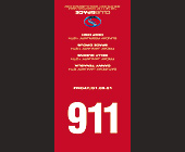 911 Event at Club Space - 2550x1275 graphic design