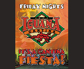 Fridays at Cafe Iguana - tagged with iguana cantina logo