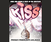 Kiss at Salvation Nightclub - 1700x2200 graphic design