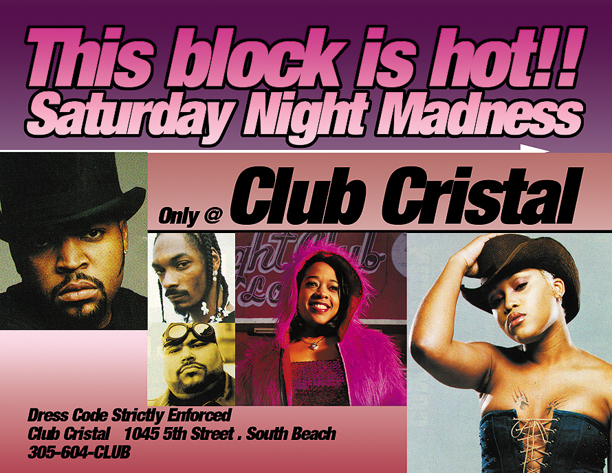 Saturday Night Madness Only at Club Cristal