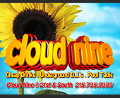 Cloud Nine Weekly Schedule - Nightclub