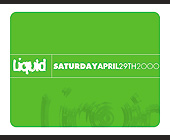 Liquid Saturday - Liquid Nightclub Graphic Designs