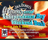 La Covacha Independence Day Bash - tagged with jack daniels logo