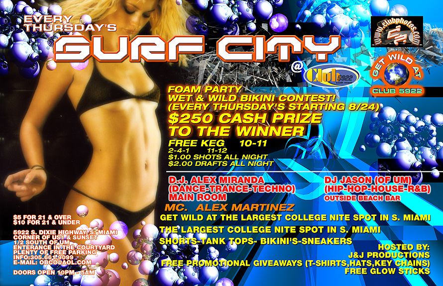 Surf City at Club 5922
