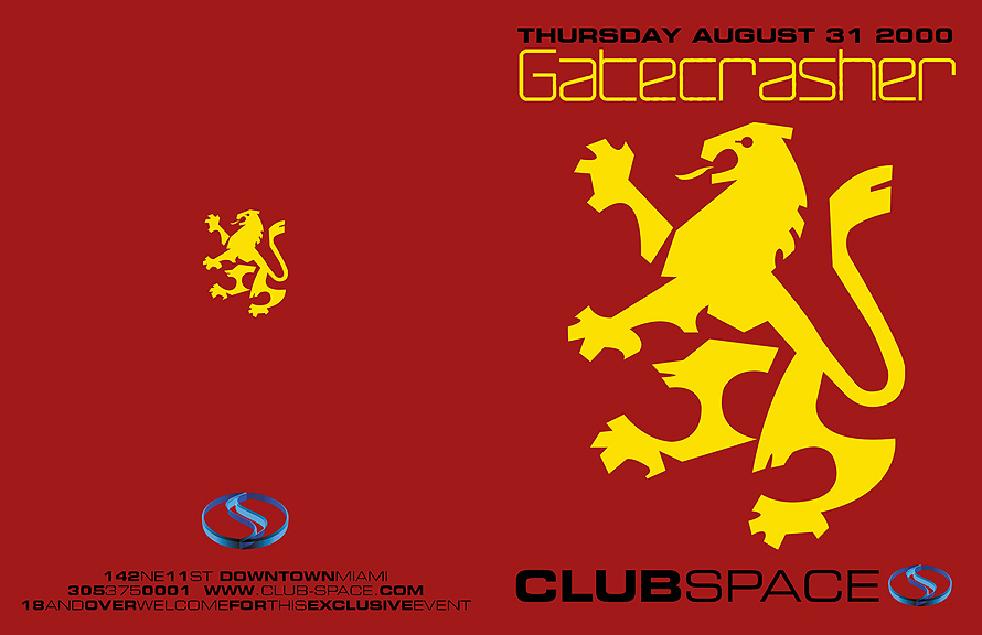 Gatecrasher Event at Club Space