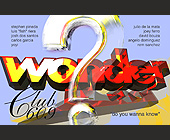 Wonder at Club 609 - 1131x732 graphic design