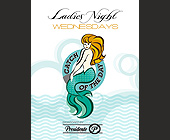 Ladies Night at Catch of the Day - tagged with presidente logo