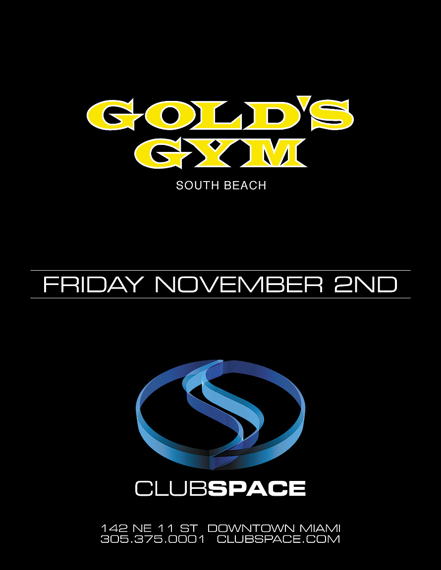 Club Space Gold's Gym Complimentary Admission