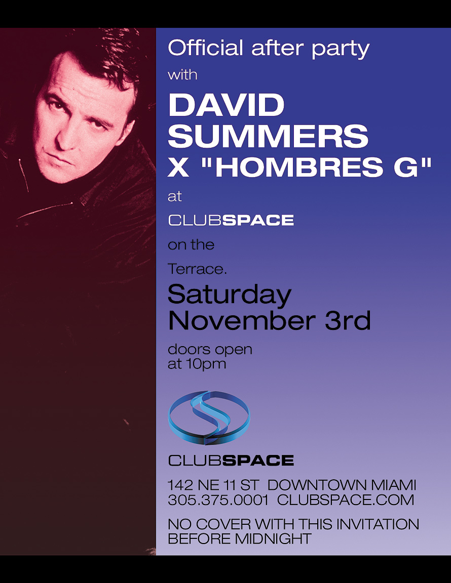 David Summers at Club Space