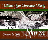 Ultima Gym Christmas Party - Event Flyer Graphic Designs