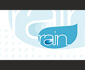 Rain Nightclub Business Card - Rain Nightclub Graphic Designs