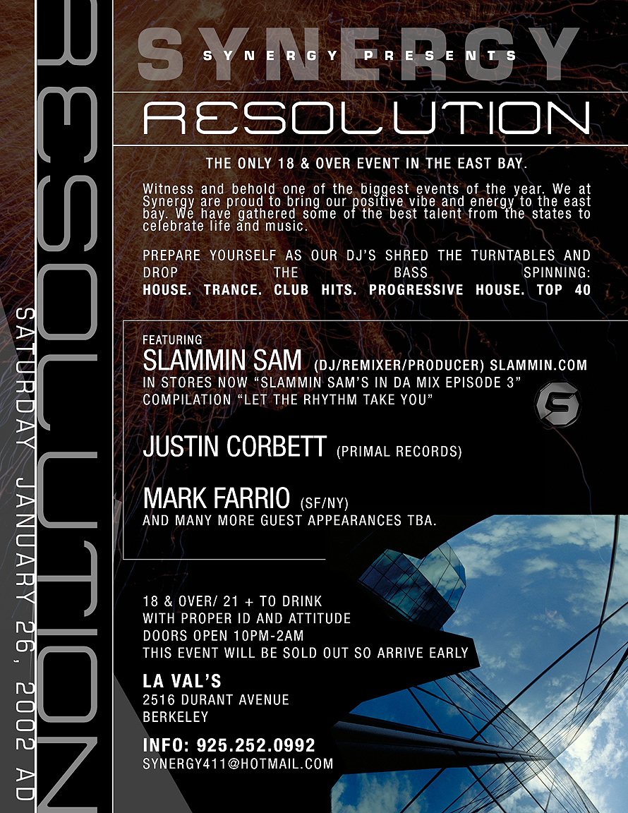 Synergy Presents Resolution