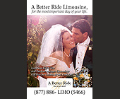A Better Ride Limousine Service - tagged with stamp