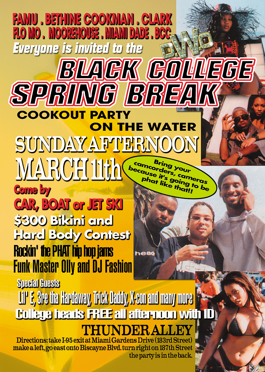 Black College Spring Break Barbecue Party