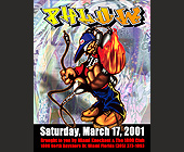 Phlow Saturday at 1800 Club in North Miami - tagged with graffiti